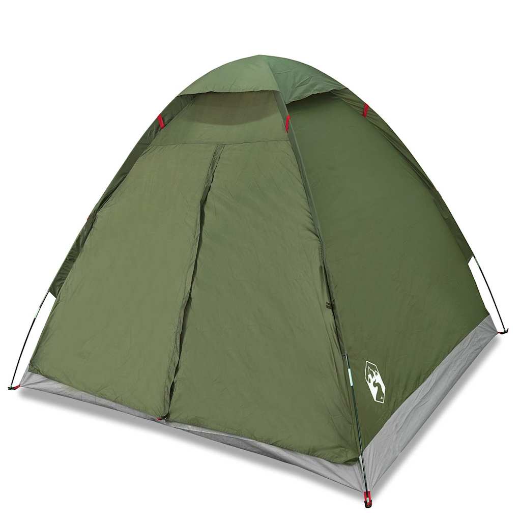 Vidaxl Dome tent 2-person waterproof olive green