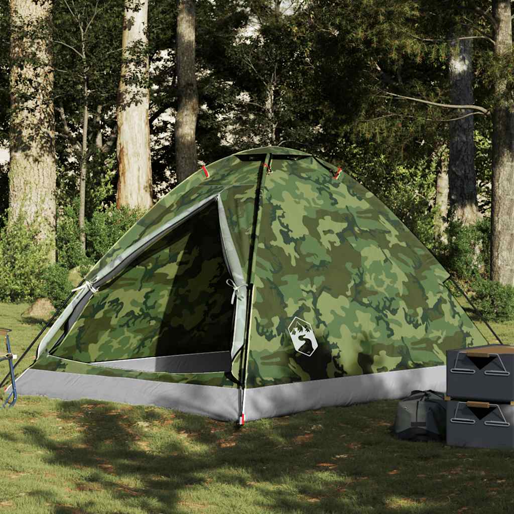 Vidaxl Dome Tent 4-osobowy wodoodporny kamuflaż