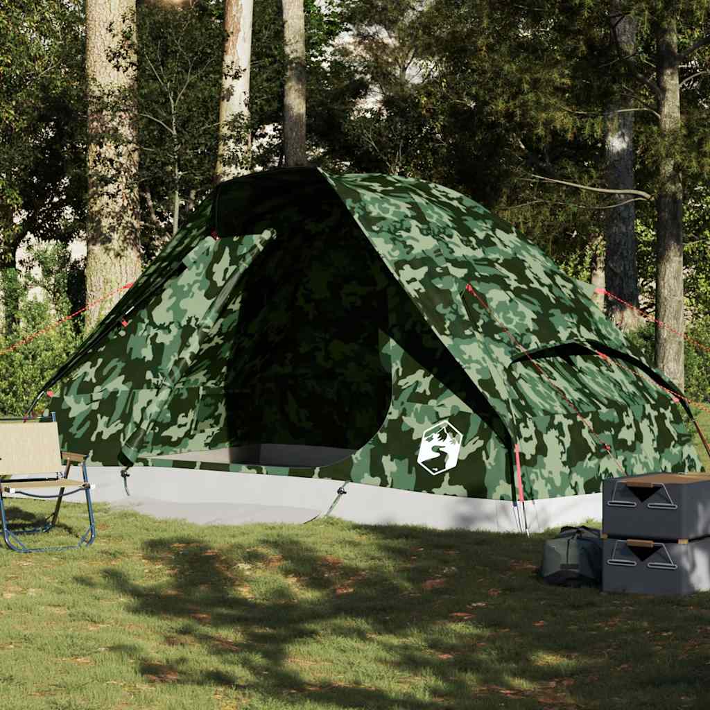 Vidaxl Dome tent 6-person waterproof camouflage