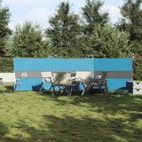 VidaXL Windschutzscheibe Camping wasserdicht 490x123 cm blau
