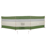 VidaXL Windschutzscheibe Camping wasserdicht 508x130 cm grün