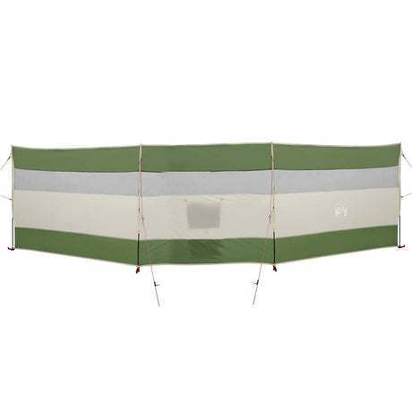 VidaXL Windschutzscheibe Camping wasserdicht 508x130 cm grün