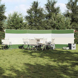 VidaXL Windschutzscheibe Camping wasserdicht 508x130 cm grün