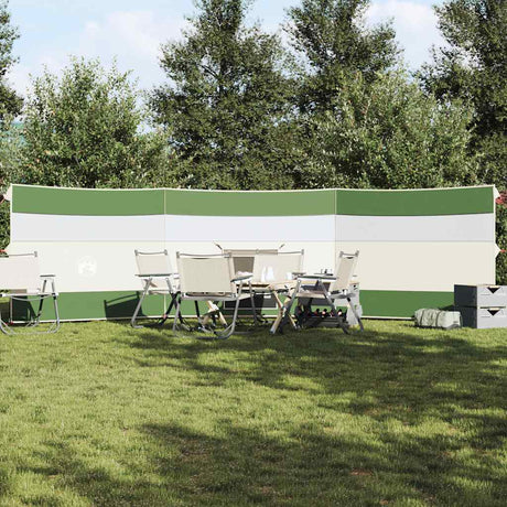 VidaXL Windschutzscheibe Camping wasserdicht 508x130 cm grün