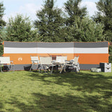 Vidaxx Camping Windschutzscheibe wasserdicht 508x130 cm grau und orange