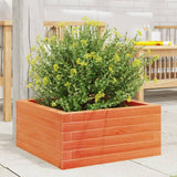 Vidaxx Pflanzgefäß 60x60x23 cm massives Kiefernholz, braun gewaschen
