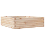 Vidaxx Pflanzgefäß 80x80x23 cm aus massivem Kiefernholz