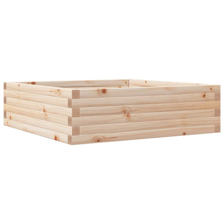 Vidaxx Pflanzgefäß 80x80x23 cm aus massivem Kiefernholz