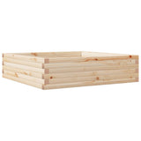 Vidaxx Pflanzgefäß 90x90x23 cm aus massivem Kiefernholz