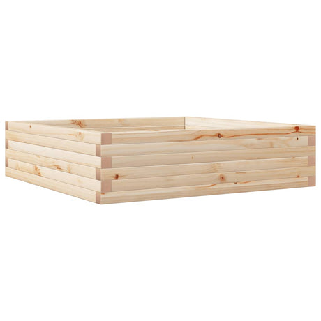 Vidaxx Pflanzgefäß 90x90x23 cm aus massivem Kiefernholz