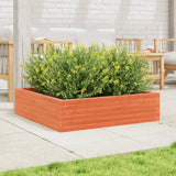 Vidaxx Pflanzgefäß 90x90x23 cm massives Kiefernholz, braun gewaschen