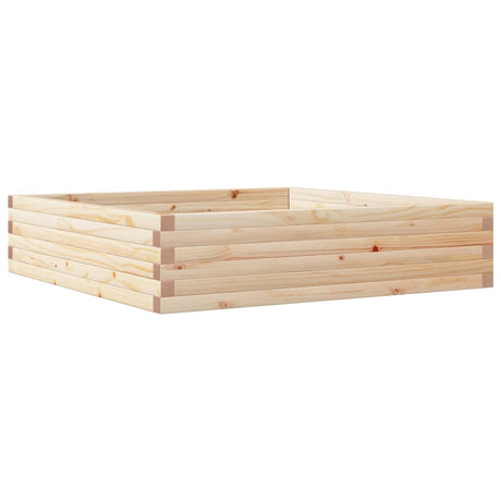 Vidaxx Pflanzgefäß 100x100x23 cm massives Kiefernholz