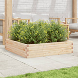 Vidaxx Pflanzgefäß 100x100x23 cm massives Kiefernholz