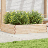 Vidaxx Pflanzgefäß 100x100x23 cm massives Kiefernholz