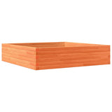 Vidaxx Pflanzgefäß 100x100x23 cm massives Kiefernholz, braun gewaschen