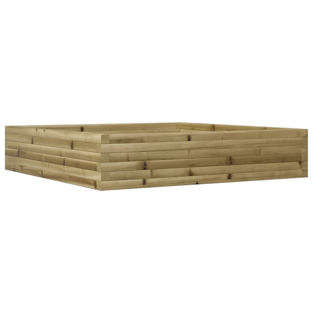 Vidaxx Pflanzgefäß 110x110x23 cm aus imprägniertem Kiefernholz