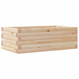 Vidaxx Pflanzgefäß 70x40x23 cm aus massivem Kiefernholz