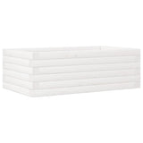 Vidaxx Pflanzgefäß 70x40x23 cm massives Kiefernholz weiß