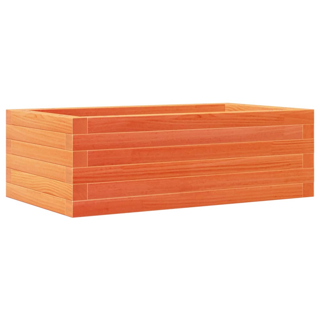 Vidaxx Pflanzgefäß 70x40x23 cm massives Kiefernholz, braun gewaschen