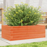 Vidaxx Pflanzgefäß 70x40x23 cm massives Kiefernholz, braun gewaschen