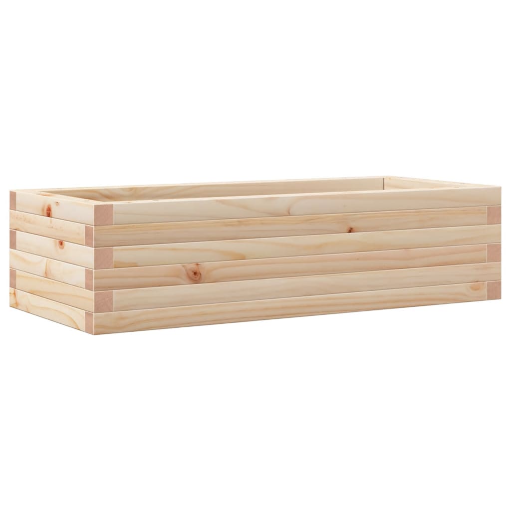 Vidaxx Pflanzgefäß 90x40x23 cm massives Kiefernholz