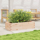 Vidaxx Pflanzgefäß 90x40x23 cm massives Kiefernholz
