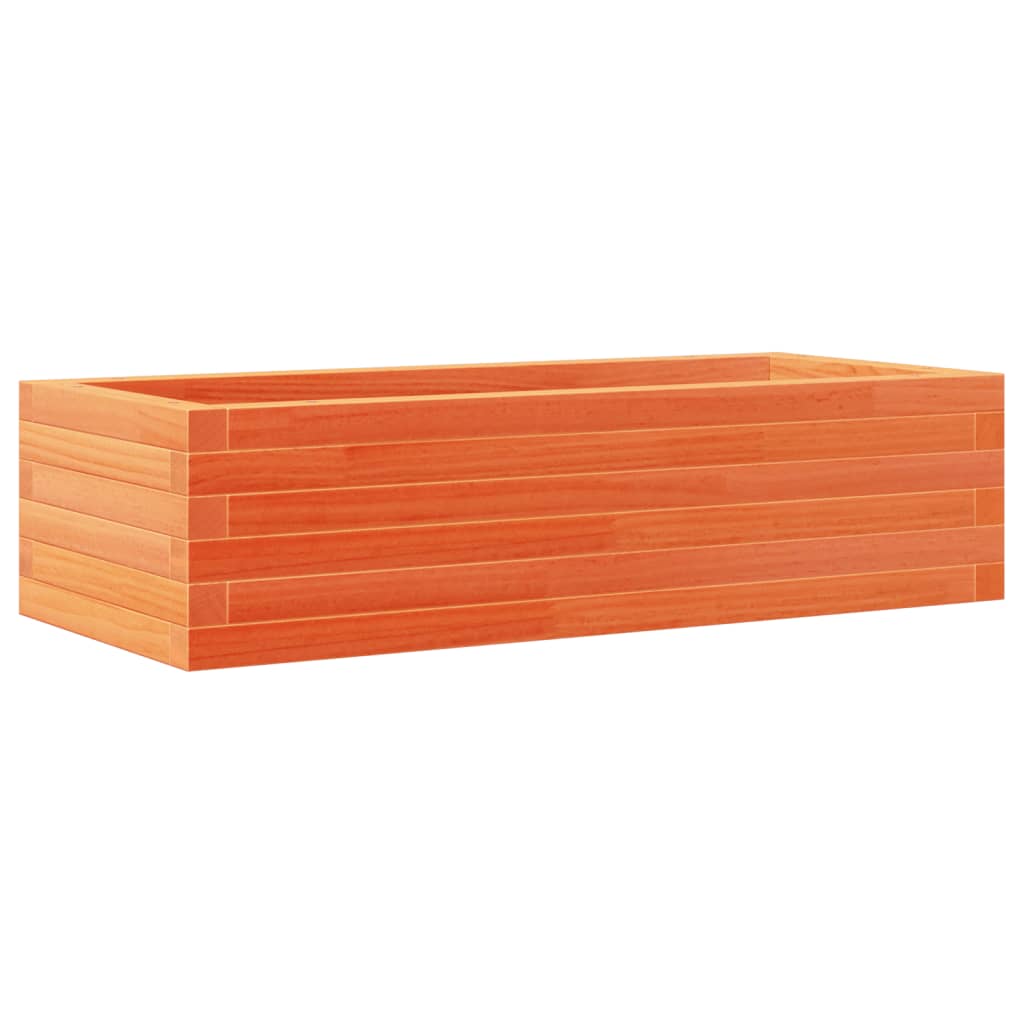 Vidaxx Pflanzgefäß 90x40x23 cm massives Kiefernholz, braun gewaschen