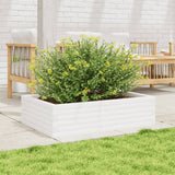 Vidaxx Pflanzgefäß 90x60x23 cm massives Kiefernholz weiß