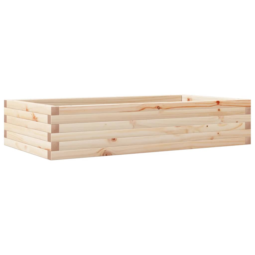 Vidaxx Pflanzgefäß 110x60x23 cm aus massivem Kiefernholz