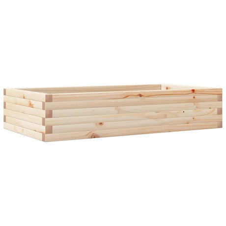 Vidaxx Pflanzgefäß 110x60x23 cm aus massivem Kiefernholz