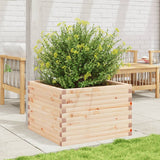 Vidaxx Pflanzgefäß 70x70x45,5 cm massives Kiefernholz
