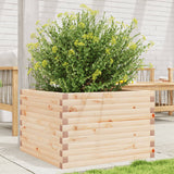 Vidaxx Pflanzgefäß 70x70x45,5 cm massives Kiefernholz