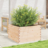 Vidaxx Pflanzgefäß 80x80x45,5 cm massives Kiefernholz