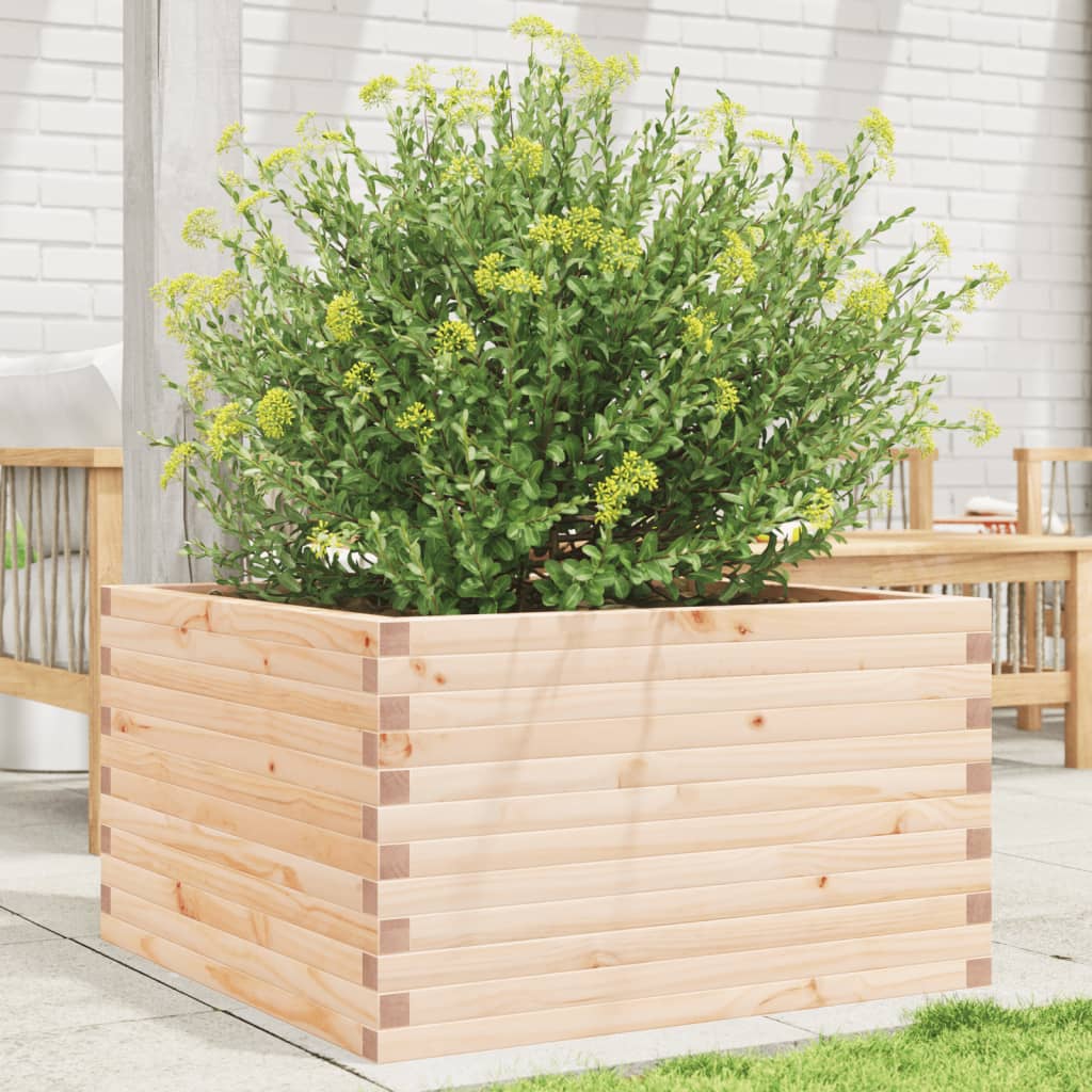 Vidaxx Pflanzgefäß 80x80x45,5 cm massives Kiefernholz