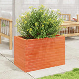 Vidaxx Pflanzgefäß 70x40x45,5 cm massives Kiefernholz, braun gewaschen