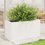 Vidaxx Pflanzgefäß 90x40x45,5 cm massives Kiefernholz weiß