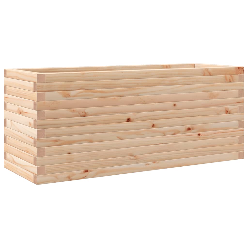 Vidaxx Pflanzgefäß 110x40x45,5 cm massives Kiefernholz