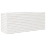 Vidaxx Pflanzgefäß 110x40x45,5 cm massives Kiefernholz weiß