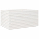 Vidaxx Pflanzgefäß 90x60x45,5 cm massives Kiefernholz weiß