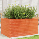 Vidaxx Pflanzgefäß 90x60x45,5 cm massives Kiefernholz, braun gewaschen