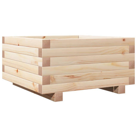 Vidaxx Pflanzgefäß 50x50x26,5 cm massives Kiefernholz