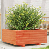 Vidaxx Pflanzgefäß 60x60x26,5 cm massives Kiefernholz, braun gewaschen