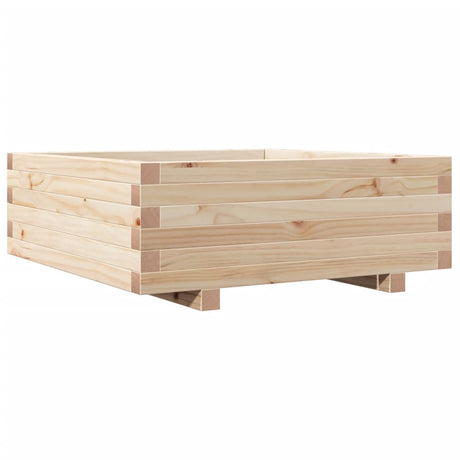 Vidaxx Pflanzgefäß 70x70x26,5 cm massives Kiefernholz