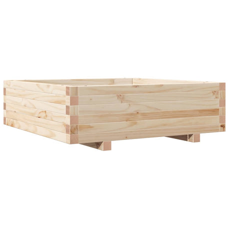 Vidaxx Pflanzgefäß 80x80x26,5 cm massives Kiefernholz