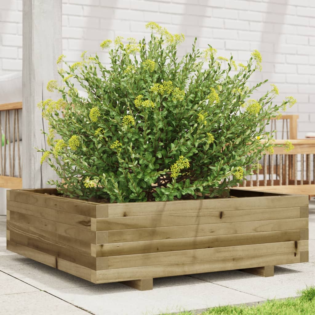 Vidaxx Pflanzgefäß 80x80x26,5 cm imprägniertes Kiefernholz