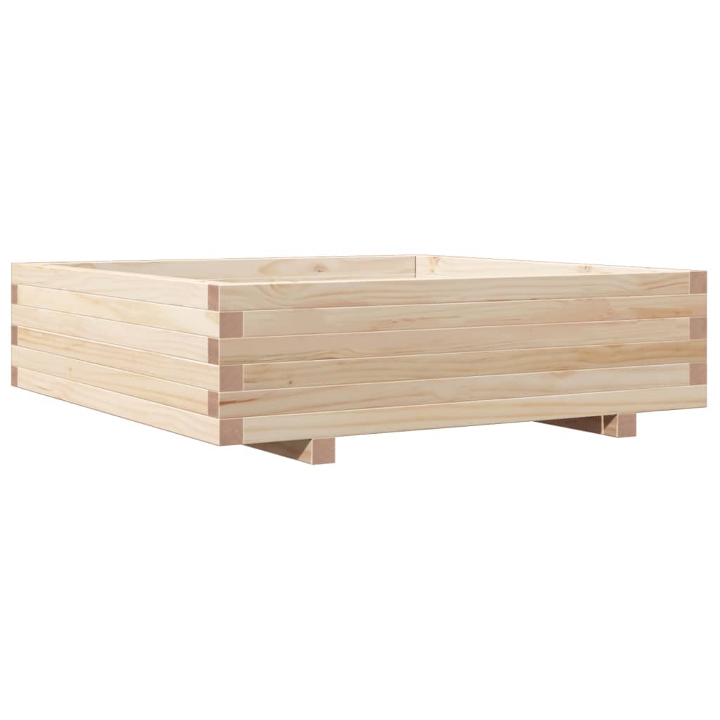 Vidaxx Pflanzgefäß 90x90x26,5 cm massives Kiefernholz