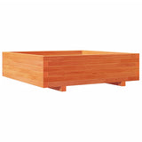 Vidaxx Pflanzgefäß 90x90x26,5 cm massives Kiefernholz, braun gewaschen