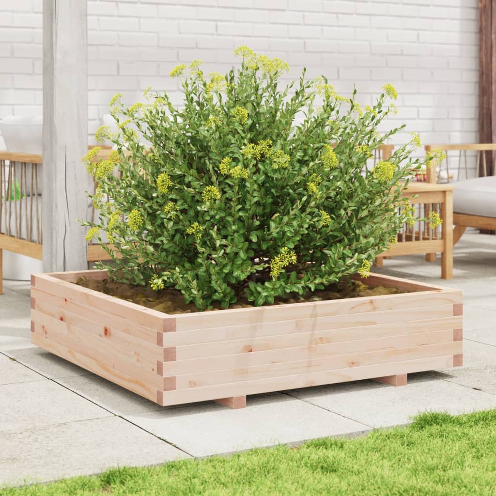 Vidaxx Pflanzgefäß 100x100x26,5 cm massives Kiefernholz