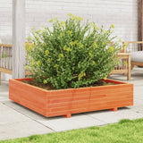 Vidaxx Pflanzgefäß 100x100x26,5 cm massives Kiefernholz, braun gewaschen
