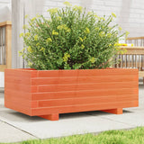 Vidaxx Pflanzgefäß 70x40x26,5 cm massives Kiefernholz, braun gewaschen